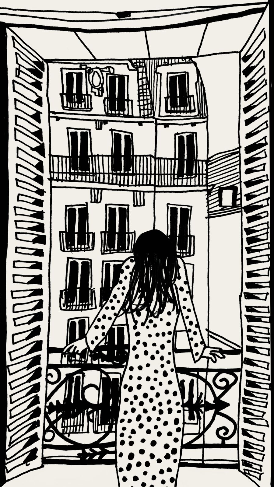 Paris balcony III
